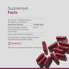 Close-up of Morosil capsules showing plant-based formula for everyday vitality