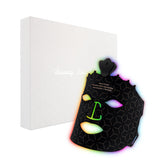 Angauss 7-color red light mask front view for at-home skincare and improved skin tone.