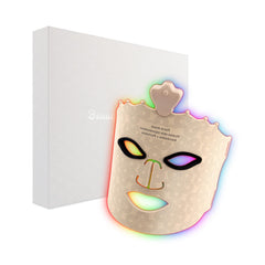 ANGAUSS seven-color LED face mask front view for at-home skin rejuvenation.