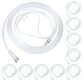 Anglechic 7ft nasal cannula with a soft curved nose piece for comfortable daily use.