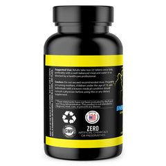 Angry Supplements Electro Lightning tablets close-up highlighting electrolyte blend for balanced hydration.