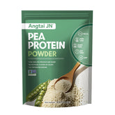 Angtai JN pea protein bottle with scoop shows quick high-protein shakes.