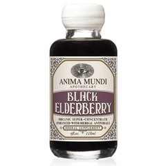 Anima Mundi Black Elderberry Syrup bottle-pour for daily use