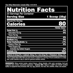 Animal Clear Whey Isolate pour closeup demonstrates smooth mix with water.