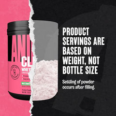 Animal Clear Whey Isolate Watermelon Limeade glass ready for post-workout hydration.