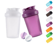 ANNAKIKI shaker bottle with wire whisk balls for smooth shakes