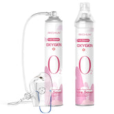 ANSHUN 10L oxygen canister packaging highlights purity and safety features.