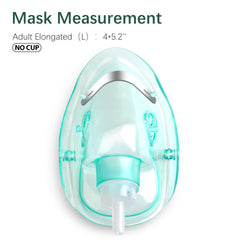 ANSNF oxygen mask in size L suitable for most adult faces.