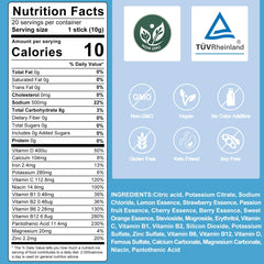 ANSWERELL electrolytes packet strawberry open showing convenient single-serve stick.