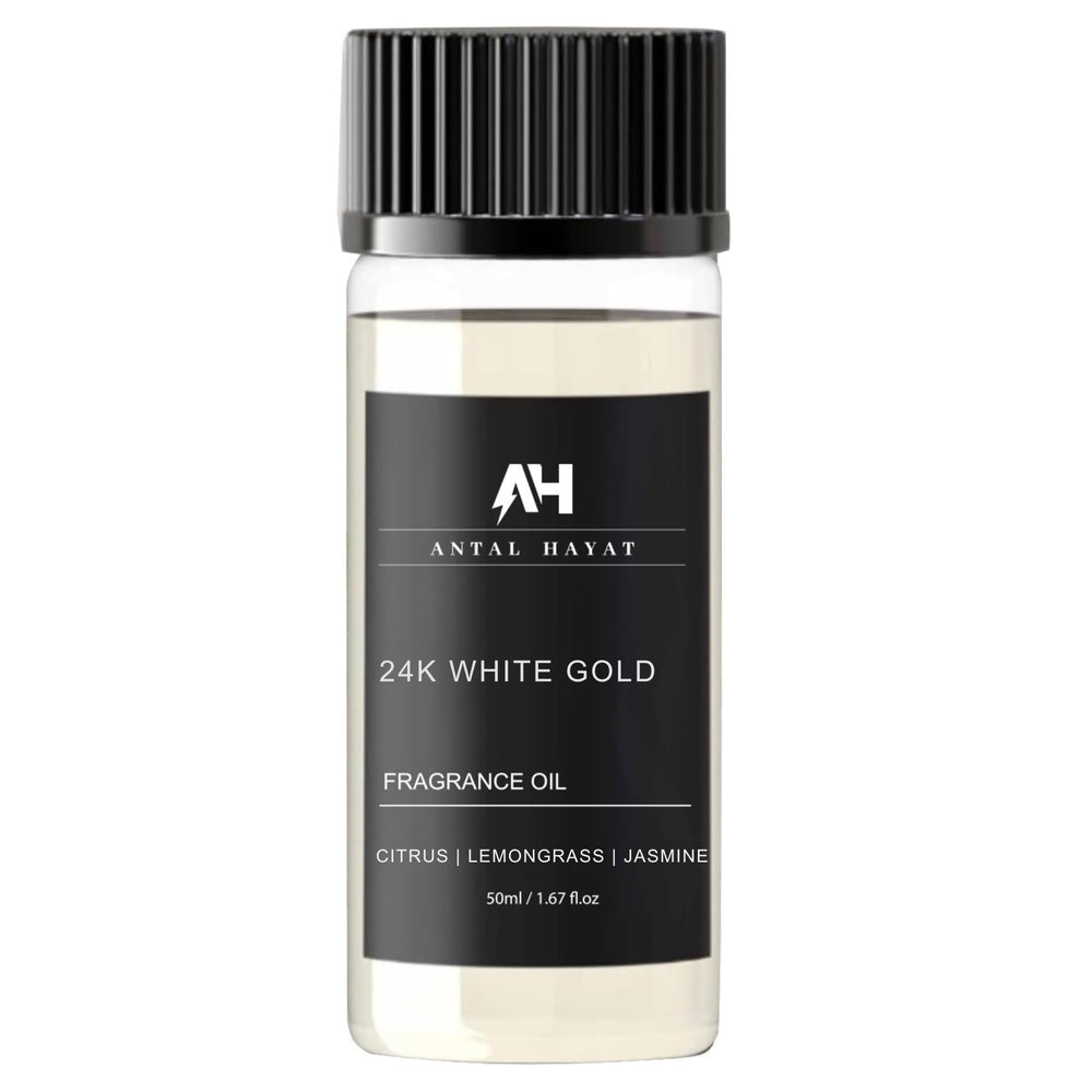 ANTAL HAYAT 24k Magic Diffuser Oil bottle for hotel-inspired scent, ideal for refreshing living spaces.