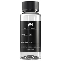 Antal Hayat Dream On 120ml bottle close-up showing premium hotel-inspired scent for home