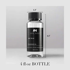 Room ambiance created by My Way diffuser oil with leather and sandalwood notes.