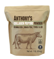 Anthony's Collagen Peptide Powder spoon boosts daily protein intake.