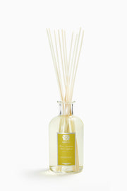Antica Farmacista grapefruit bottle diffuses bright citrus aroma for home spaces.