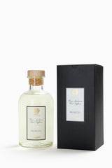Antica Farmacista Prosecco reed diffuser with sleek crystals enhancing refined room ambiance.