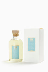 Antica Farmacista reed diffuser reeds closeup delivering sustained elderflower aroma for refined interiors.