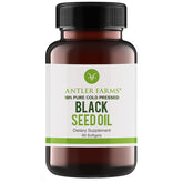 Antler Farms black seed oil softgels bottle ready for daily wellness routine