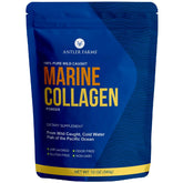 Antler Farms Marine Collagen bottle front, pure quality signal for daily protein support