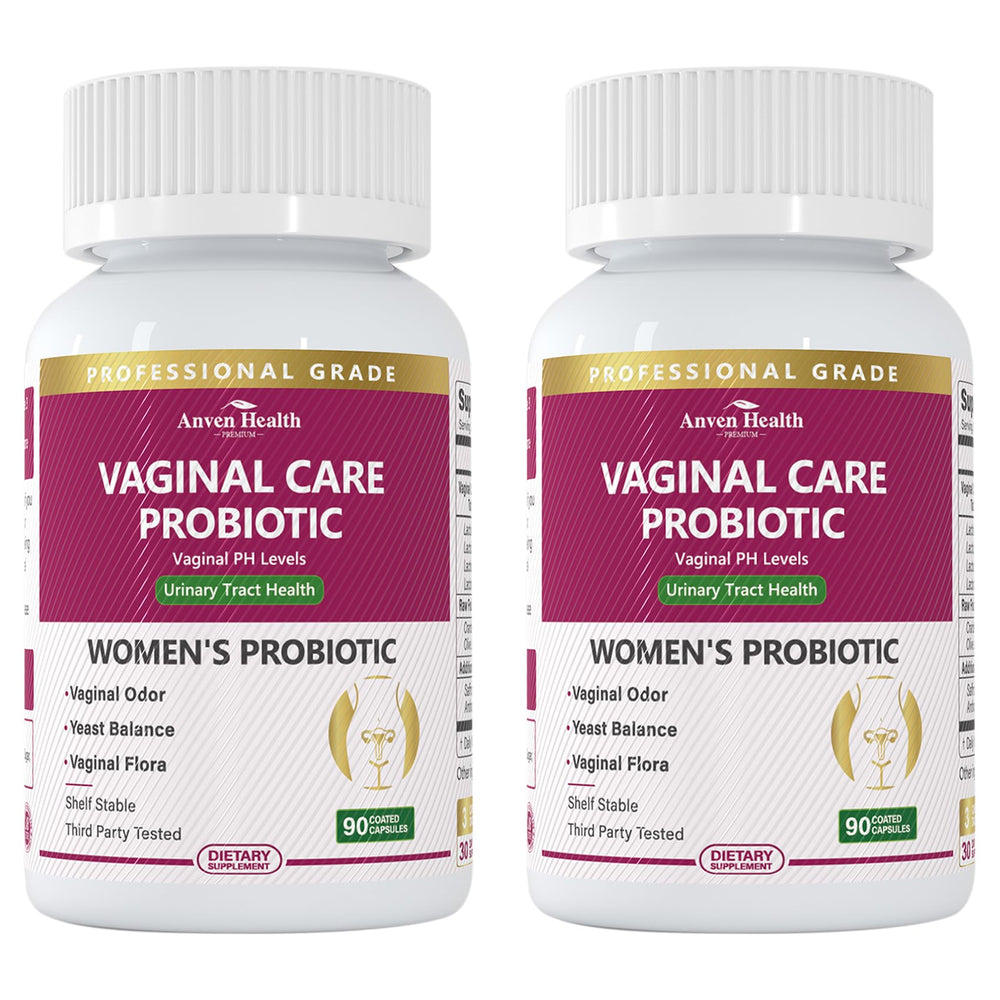 Anven Health vaginal probiotics capsules supporting balanced flora and pH balance