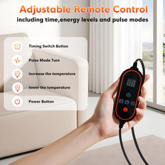 Anzqul dual-wavelength therapy for versatile sessions.