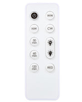 Aoife Red Egg Lamp remote control for easy brightness adjustment and mood lighting.