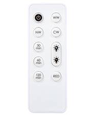 Aoife Red Egg Lamp remote control for easy brightness adjustment and mood lighting.