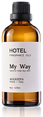 AOLEIXIYA My Way diffuser oil bottle with hotel-inspired fragrance creating luxury ambiance