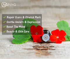 AOPING Geranium essential oil fragrance for home ambience and relaxation.