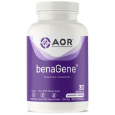 AOR BenaGene bottle front for daily energy support.