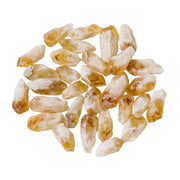 Apengshi Citrine Points rough-crystal macro texture for DIY jewelry