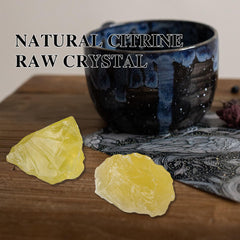 Apengshi Citrine raw stone ideal for DIY tumbling and crafting projects.