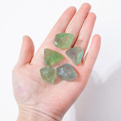 Apengshi Green Fluorite raw stone enhances intuition during creative sessions
