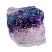 Apengshi Rainbow Fluorite raw stone ready for meditation and display.