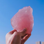 Apengshi rose quartz raw crystal for DIY tumbling and calming space decoration