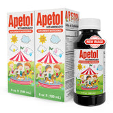 Apetol bottle front view highlighting appetite-boosting liquid for daily use.