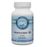 Apex Energetics Adapto-Crine XL bottle label close-up highlighting antioxidant support.