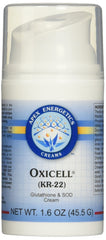 Apex Energetics Oxicell K22 cream bottle with pump for daily topical antioxidant care.