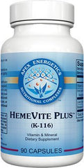 APEX HemeVite Plus bottle front showing iron-rich formula for daily support