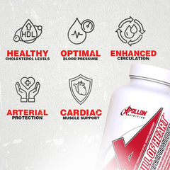 Apollon Full of Heart red yeast rice ingredient close-up, highlighting precise dosing.