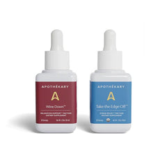 Apothékary All Day Stress Duo bottle showing plant-based balance and immune support.