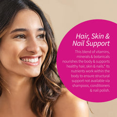 Applied Nutrition biotin, silica and collagen blend in soft-gels
