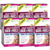Applied Nutrition Longer Stronger bottle for daily hair and nails support.