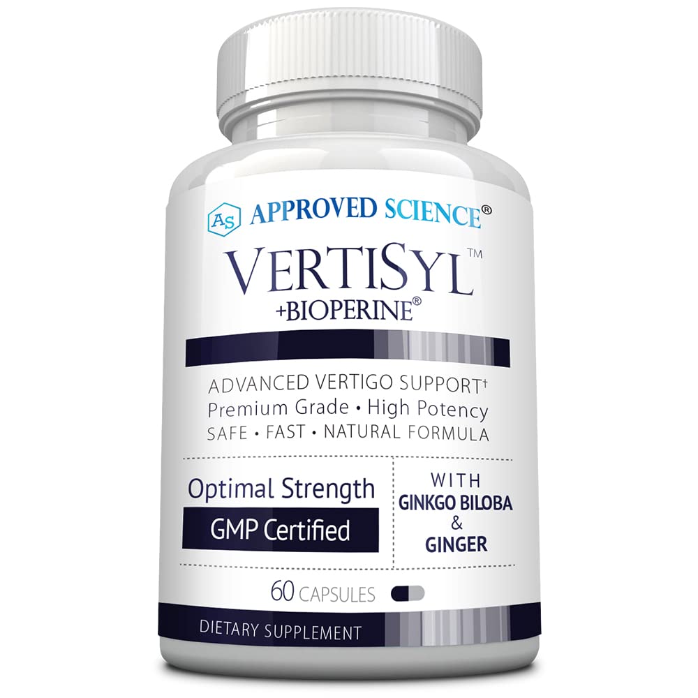 Approved Science VertiSyl bottle front for an easy daily routine and balance support.