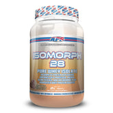 APS Nutrition Isomorph 28 whey powder packaging highlights natural ingredients for a clean protein option.