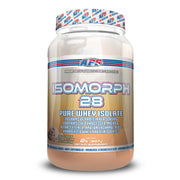 APS Nutrition Isomorph 28 whey powder packaging highlights natural ingredients for a clean protein option.