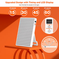 Aptoyu red-light panel hung horizontally or vertically for versatile sessions.