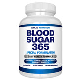 Arazo Nutrition Blood Sugar 365 bottle front showing daily energy support.