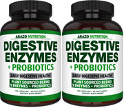 Arazo Nutrition Digestive Enzymes bottle for convenient daily digestion support