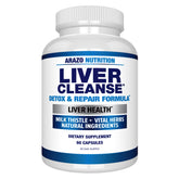 Arazo Nutrition Liver Cleanse bottle with herbal blend for liver support.