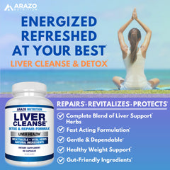 Artichoke extract close-up in Arazo Nutrition Liver Cleanse for herbal detox support.
